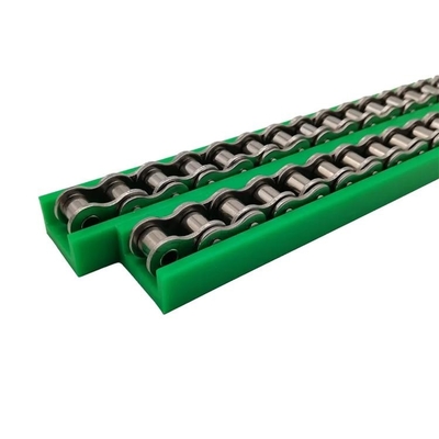 ポリエチレンのコンベヤーの鎖は耐久力のあるUHMWPEの線形ガイド・レールを導く