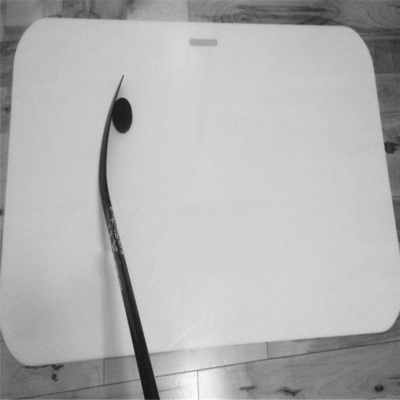 24&quot; X48」携帯用高密度ポリエチレンのプラスチック アイス ホッケーの練習板