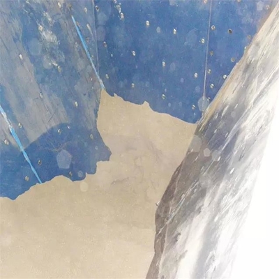 ふるいの下の48のx 96インチはUHMWPEのプラスチック石炭燃料庫の青いライニング板を漏斗で注ぐ