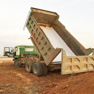UHMWPEのプラスチック ダンプ トラックのベッドはさみ金シートを並べる粘土ボディに油を差している自己