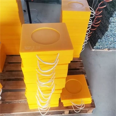 24X24は懸命にプラスチックHDPEのアウトリガーをパッドを入れるブロック クレーン ジャックのトラックのフィートのパッドにじりじり動かす