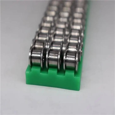 ポリエチレンのコンベヤーの鎖は耐久力のあるUHMWPEの線形ガイド・レールを導く