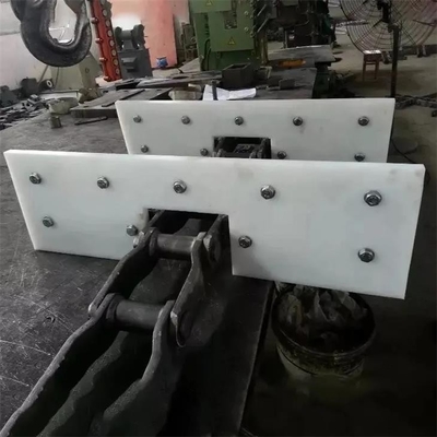 ポリエチレンの製作のコンベヤー飛行かい白いUHMWPEは部品を機械で造った